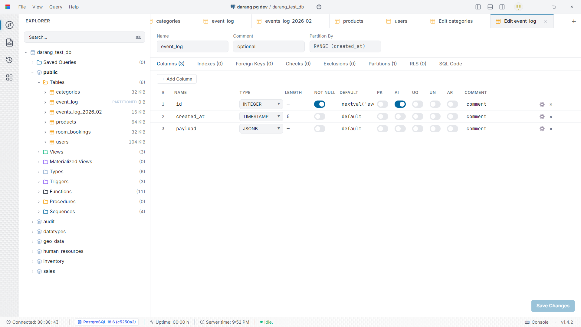 Visual Schema Builder in Darang